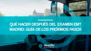qué hacer después del examen EMT Madrid