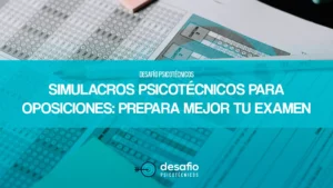 Simulacros psicotécnicos oposiciones