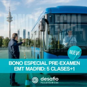 Bono Especial Pre Examen EMT Madrid