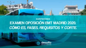 Examen oposición emt madrid 2026