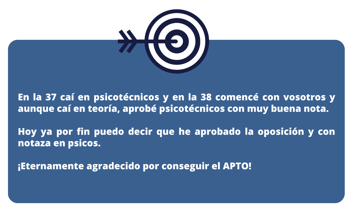 testimonio curso policia nacional